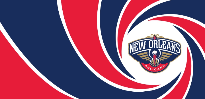 007 New Orleans Pelicans logo vinyl decal